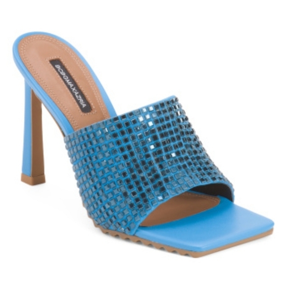 🔹️BCBGMaxazria 🔹️blue Porsha Suede Dress Heels - Picture 1 of 2
